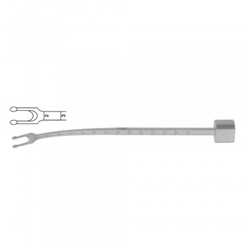 Obwegeser Septonasal Osteotome Graduated Stainless Steel, 18.5 cm - 7 1/4" Blade Width 6 mm